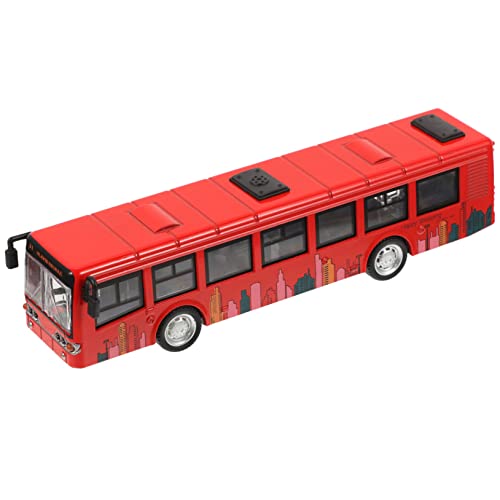 IMIKEYA Busmodell Toys mädchen Kreatives puppenwagen Educational Toys Modellbus Simulation Bus Kleinkindspielzeug Stadtbus zurückziehen Legierung rot IMIKEYA Busmodell Toys mädchen Kreatives puppenwagen Educational Toys Modellbus Simulation Bus Kleinkindspielzeug Stadtbus zurückziehen Legierung rot von IMIKEYA