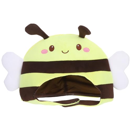 IMIKEYA Cartoon-Honigbiene-Plüschhut, süße Vollkopf-Tierkappe, Bienenkostüm, Kopfbedeckung, Foto-Requisite für Cosplay, Karneval, Halloween-Party IMIKEYA Cartoon-Honigbiene-Plüschhut, süße Vollkopf-Tierkappe, Bienenkostüm, Kopfbedeckung, Foto-Requisite für Cosplay, Karneval, Halloween-Party von IMIKEYA