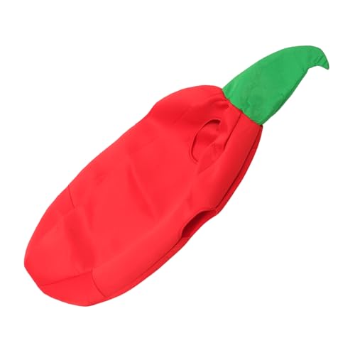 IMIKEYA Chili Pepper Cosplay Kostüm für Kinder Lustiges Pfefferkostüm Leichtem Material für Halloween Kostümpartys und Bühnenauftritte von IMIKEYA
