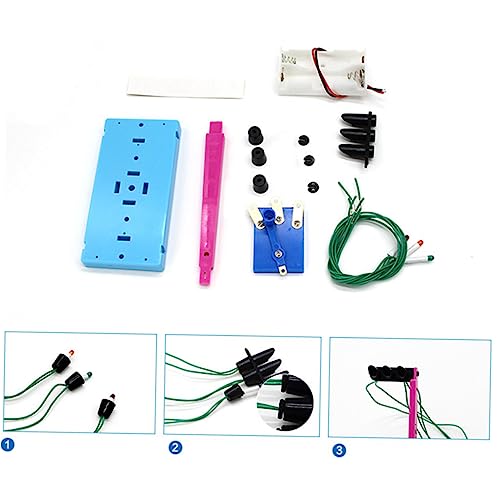 IMIKEYA Ampelmodell Mini Ampel DIY Spielzeug Wissenschaftliches Experimentiermodell Pädagogisches Lernspielzeug Für Junge Mädchen Ohne Batterie von IMIKEYA