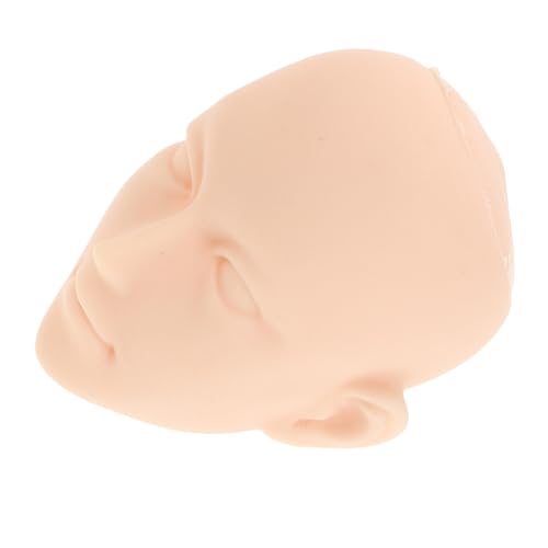 IMIKEYA DIY Puppenköpfe Für Puppen Weiche Glatze Make Up Zubehör Für Handarbeiten Kleine Puppenköpfe Zum Stricken Für Schlüsselanhänger Und Körperteile von IMIKEYA