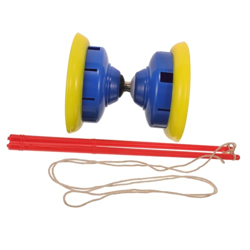 IMIKEYA DREI-achsen-Himmel Bambus Für Kinderdiabolo Chinesische Yoyo -diabolo -lagerendiabolo Tragendes Diabolo Ältere Menschen Tragen Diabolo Chinesisches Plastik Zufällige Farbe von IMIKEYA
