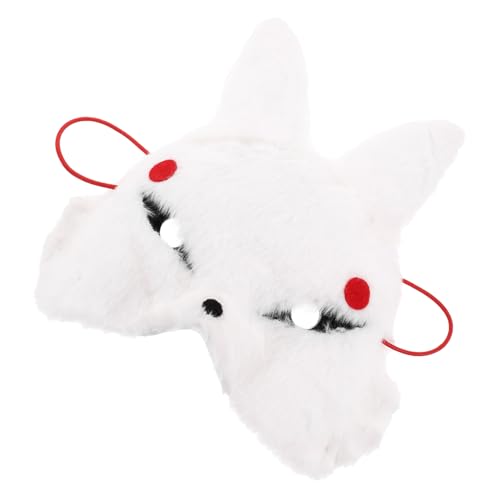 IMIKEYA Dekorative Halbgesichtsmaske für Halloween Süße Kaninchenmaske für Kostümparty Cosplay und Maskenbälle Hochwertigem Weißem Plüsch für Festlichkeiten und Rollenspiele IMIKEYA Dekorative Halbgesichtsmaske für Halloween Süße Kaninchenmaske für Kostümparty Cosplay und Maskenbälle Hochwertigem Weißem Plüsch für Festlichkeiten und Rollenspiele von IMIKEYA