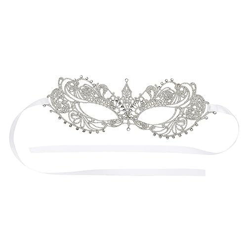 IMIKEYA Dekorative Maske Spitze für Halloween und Karneval Damen und Herrenmaske für Maskenball und Kostümpartys Perfektes Accessoire für Fotomomente von IMIKEYA