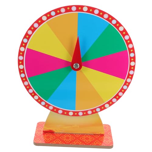 IMIKEYA Desktop - -Plattenspieler von Rad für Party Spinnen Maschine Fest Thema Rad Spiel Spielrad Gewinnspielspiel Plattenspieler Brettspiele Zeichenrad Gaming-Rad kt-Board von IMIKEYA