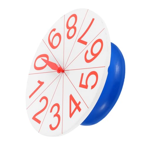 IMIKEYA Zahlen-drehteller En-Buchstaben Mathe-drehrad Für Jungen Und Mädchen Lernspielzeug Zahlen-lehr-drehteller Drehbare Preisräder Zufällige Farbe von IMIKEYA