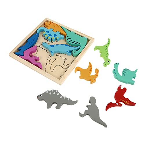 IMIKEYA Dinosaurier Holzpuzzle für Kleinkinder Interaktives Lernspielzeug für Jahre Pädagogisches Feinmotorik und Kreativität Sicher und Langlebig oder Belohnung IMIKEYA Dinosaurier Holzpuzzle für Kleinkinder Interaktives Lernspielzeug für Jahre Pädagogisches Feinmotorik und Kreativität Sicher und Langlebig oder Belohnung von IMIKEYA