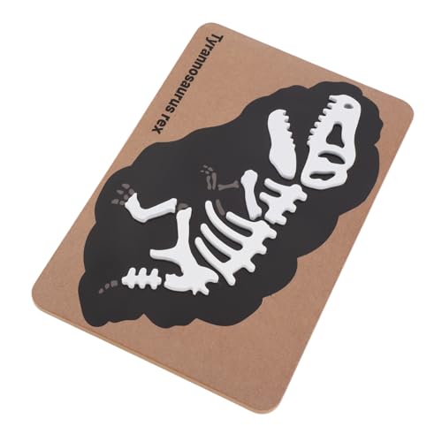 IMIKEYA Dinosaurier Skelett Puzzle aus Holz Lernspielzeug mit Dinosaurierfossilien für Jahre Alte Fördert Motorische Fähigkeiten und Kognitive Entwicklung für Kleine Dino Fans IMIKEYA Dinosaurier Skelett Puzzle aus Holz Lernspielzeug mit Dinosaurierfossilien für Jahre Alte Fördert Motorische Fähigkeiten und Kognitive Entwicklung für Kleine Dino Fans von IMIKEYA