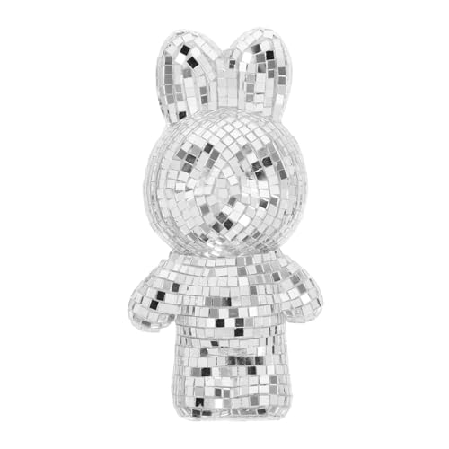 IMIKEYA Handgefertigte Disco-Figur Aus Silbernem Spiegel Für Hochzeits- Und Partydekorationen 13 cm Hoch IMIKEYA Handgefertigte Disco-Figur Aus Silbernem Spiegel Für Hochzeits- Und Partydekorationen 13 cm Hoch von IMIKEYA