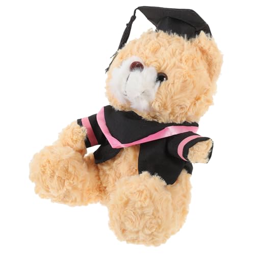 IMIKEYA Dr. Bärenpuppe Spielzeuge Plüschbärenspielzeug Abschluss Stofftiere Bär Ornament Plüschspielzeug Kleine Bärenpuppe Abschluss Bär Plüschbär Pp Baumwolle von IMIKEYA