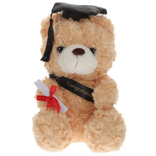 IMIKEYA Dr. Bärenpuppe für kinderspielzeug spielzeuge Soft Toy car Decoration Graduierung ausgestopfter bär plüsch Abschluss Stoffbär PP Baumwolle von IMIKEYA