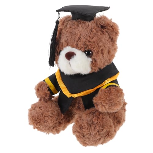 IMIKEYA Dr. Bärenpuppe kuschelbären niedliche Soft Toy plushible snugible Plush Toy dekorativer Graduierungs-Plüschbär Party entzückendes Plüschbärenspielzeug PP Baumwolle von IMIKEYA