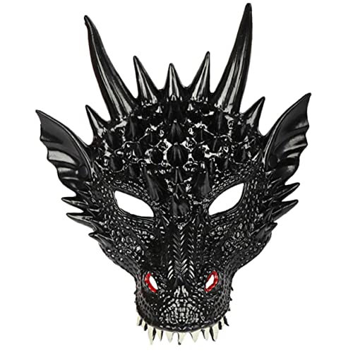 IMIKEYA Drachenmaske halloween masken halloweenmaske halloween masks Festivalmaske opmasken tiermasken Halloween-Maske Drachenkostüm Drachenkopf Maske Maskerademaske Kindermaske Pu Black IMIKEYA Drachenmaske halloween masken halloweenmaske halloween masks Festivalmaske opmasken tiermasken Halloween-Maske Drachenkostüm Drachenkopf Maske Maskerademaske Kindermaske Pu Black von IMIKEYA
