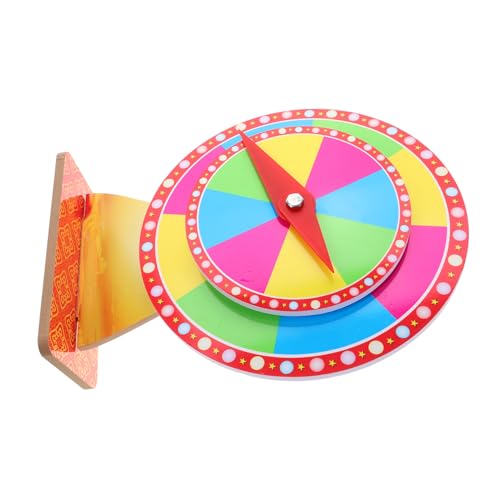 IMIKEYA Drehscheibe Preisrad Tisch Drehen Preisrad Tombola Spiel Drehscheibe Party Spiel Requisiten Glücksziehung PVC von IMIKEYA