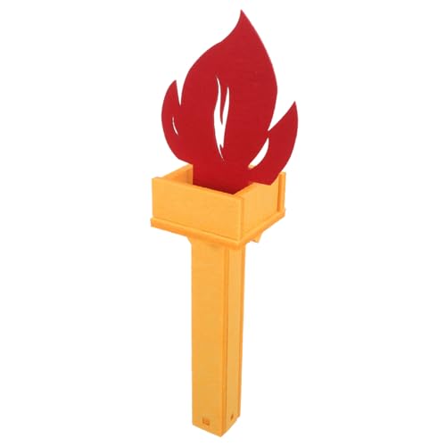 IMIKEYA Dreidimensionale Fackel Requisiten Flackernde Halter Fackel Indoor Sport Flammen LED Mittelalterlich Künstlich Kleine Aufblasbare Fackel Spaß Handheld Wettbewerbe von IMIKEYA