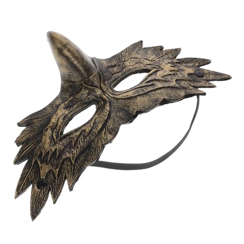 IMIKEYA Eagle Tiermaske für Kostümpartys Realistische Halbmaske PU für Halloween Karneval und Cosplay mit Elastischem Band für Optimalen Sitz von IMIKEYA