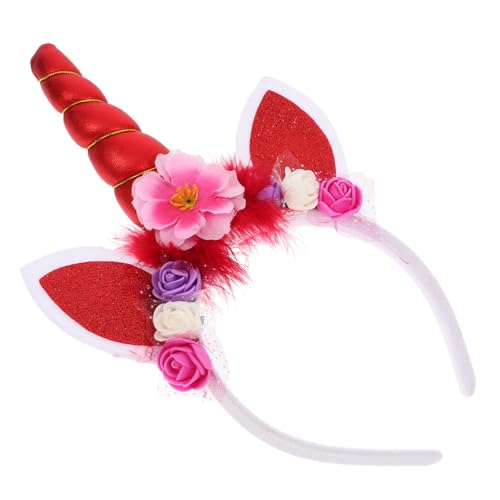 IMIKEYA Einhorn Stirnband für Kinder Bezauberndes Einhorn Haarband Festival Kreative Party Dekoration für Geburtstagsfeiern und Halloween von IMIKEYA