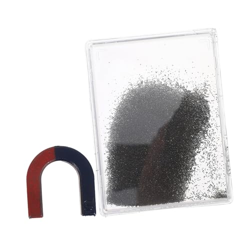 IMIKEYA Magnetische Eisenspäne Eisenpulver Für Physikalische Experimente Wissenschaftliches Instrument Zur Demonstration Von Magnetfeldlinien Werkzeug Für Physikunterricht Und von IMIKEYA