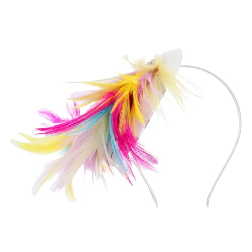 IMIKEYA Elegantes Mini Fascinator Haarclip Haarreif mit Federklein Hut Vielseitiges Party Haaraccessoire für Hochzeit Braut Fotoshooting und Festliche Anlässe Leichter Kopfschmuck IMIKEYA Elegantes Mini Fascinator Haarclip Haarreif mit Federklein Hut Vielseitiges Party Haaraccessoire für Hochzeit Braut Fotoshooting und Festliche Anlässe Leichter Kopfschmuck von IMIKEYA