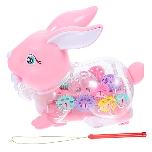 IMIKEYA Elektronisches Tier für Interaktives Läuftier mit Leine Gears Bunny Fördert Tiererkennung für Drinnen und Draußen IMIKEYA Elektronisches Tier für Interaktives Läuftier mit Leine Gears Bunny Fördert Tiererkennung für Drinnen und Draußen von IMIKEYA