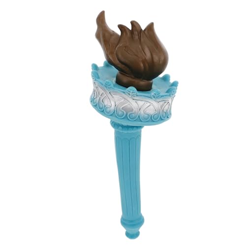 IMIKEYA Fackelkopfschmuck Vampir-frauen-accessoires Freiheitsstatue-kostüm Für Frauen Tiara Der Freiheitsstatue Haarschmuck Der Freiheitsstatue Kostümstatuen Spike-stirnband Sky-blue Vinyl von IMIKEYA