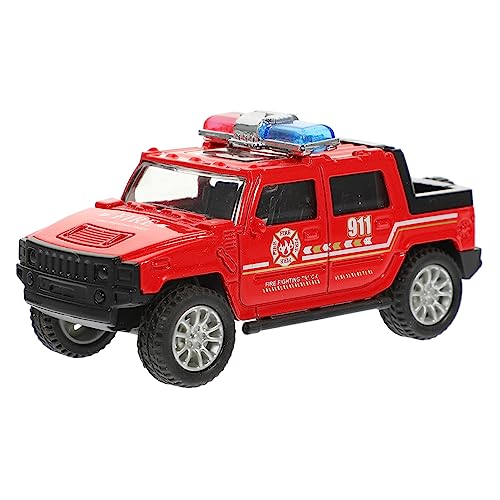 IMIKEYA Feuerwehrauto zurückziehen Spielzeuglastwagen -Feuerwehrauto Funkeln für kinderspielzeug simuliertes Feuerwehrauto Lernspielzeug Feuerwehrauto Abs rot IMIKEYA Feuerwehrauto zurückziehen Spielzeuglastwagen -Feuerwehrauto Funkeln für kinderspielzeug simuliertes Feuerwehrauto Lernspielzeug Feuerwehrauto Abs rot von IMIKEYA