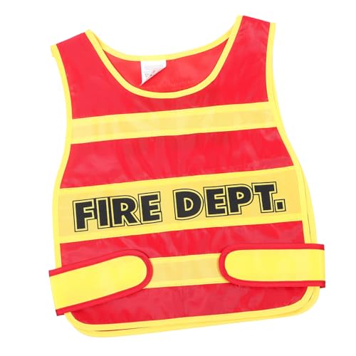 IMIKEYA Feuerwehrmann Weste für Cosplay Feuerwehrkostüm Weichem Material für Geburtstage Rollenspiele Vielseitig für Partys Events IMIKEYA Feuerwehrmann Weste für Cosplay Feuerwehrkostüm Weichem Material für Geburtstage Rollenspiele Vielseitig für Partys Events von IMIKEYA