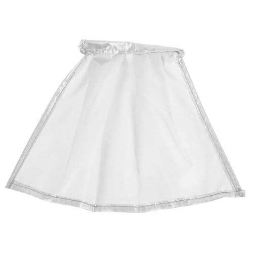 IMIKEYA Figur Umhang Dekore für Puppenkleider Minikleidung für puppenkleiderschrank Puppenkleidung Umhang für die Puppenherstellung Stoff Silver von IMIKEYA