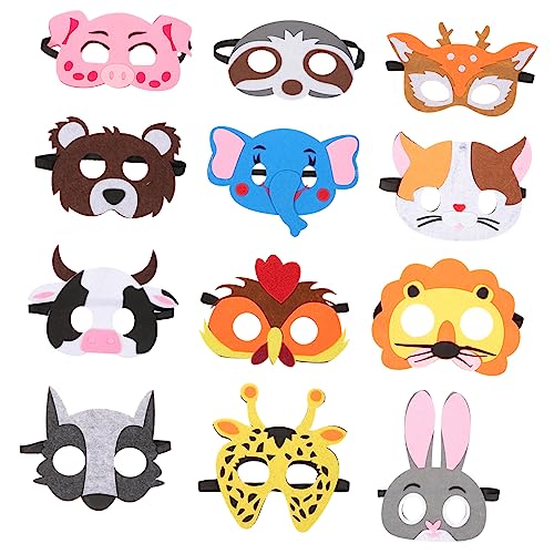 IMIKEYA Filz Tiermasken Für Partymasken Für Halloween Und Fasching Tier Cosplay Masken Inkl Fuchs Elefant Katze Und Mehr Für Kindergeburtstage IMIKEYA Filz Tiermasken Für Partymasken Für Halloween Und Fasching Tier Cosplay Masken Inkl Fuchs Elefant Katze Und Mehr Für Kindergeburtstage von IMIKEYA