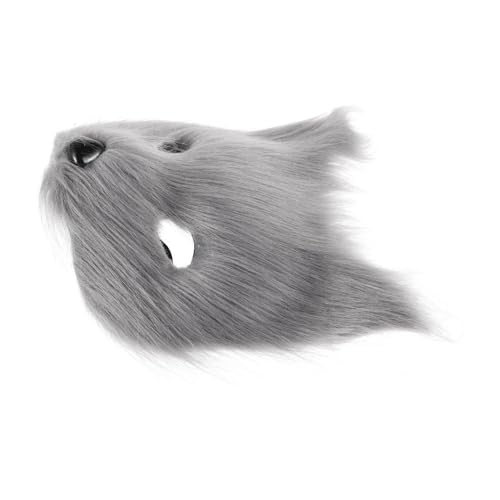 IMIKEYA Fuchs Cosplay Maske Für Halloween Und Kostümpartys Halbe Tiermaske Für Männer Und Frauen Als Fuchs Kostümzubehör Für Maskeraden IMIKEYA Fuchs Cosplay Maske Für Halloween Und Kostümpartys Halbe Tiermaske Für Männer Und Frauen Als Fuchs Kostümzubehör Für Maskeraden von IMIKEYA