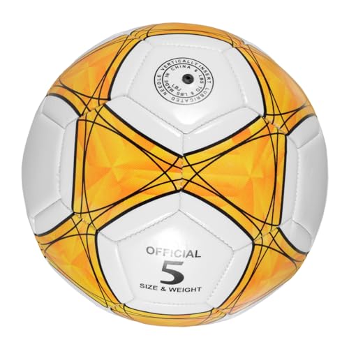 IMIKEYA Fußball Mini drinnen Ausbildung Fußbälle Größe 5 Fußbälle für draußen PVC Yellow IMIKEYA Fußball Mini drinnen Ausbildung Fußbälle Größe 5 Fußbälle für draußen PVC Yellow von IMIKEYA