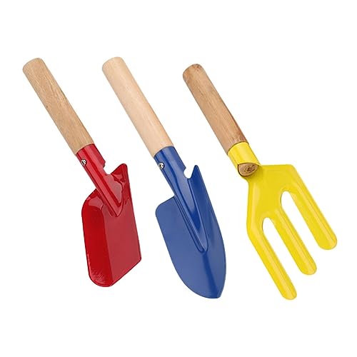 IMIKEYA Gartenwerkzeug Metall Gartenschaufel Mit Holzgriff Kleine Handkelle Für Gartenarbeit Pflanzen Und Unkrautjäten Robuste Gartenschaufeln von IMIKEYA