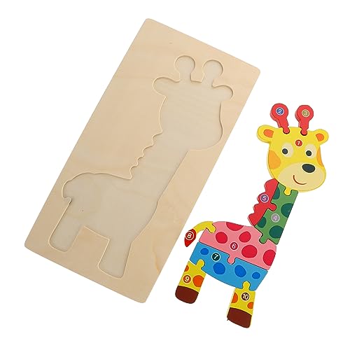 IMIKEYA Giraffenform Holzpuzzle für Cartoon Tier Puzzle Pädagogisches zur Frühen Motorische Fähigkeiten und Kognitive Entwicklung Mitgebsel für Vorschulkinder IMIKEYA Giraffenform Holzpuzzle für Cartoon Tier Puzzle Pädagogisches zur Frühen Motorische Fähigkeiten und Kognitive Entwicklung Mitgebsel für Vorschulkinder von IMIKEYA