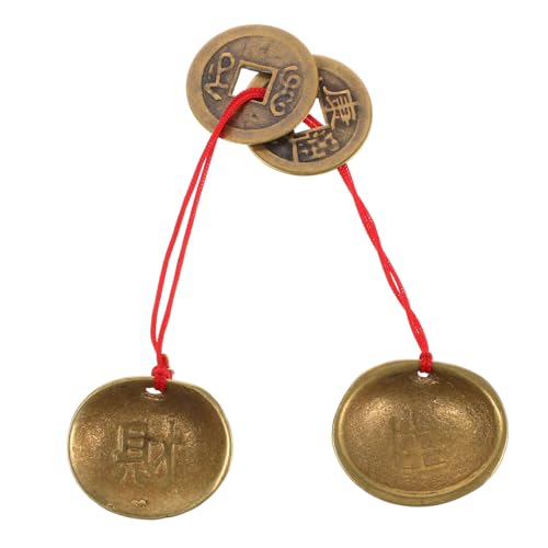 IMIKEYA Glocke Feng Shui glücksbringer kulturerbe deko alte Münze Chinesische Glücksmünzen alte chinesische chinesische kupfermünzen Metallmünze peohud Messing IMIKEYA Glocke Feng Shui glücksbringer kulturerbe deko alte Münze Chinesische Glücksmünzen alte chinesische chinesische kupfermünzen Metallmünze peohud Messing von IMIKEYA