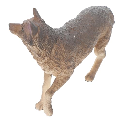 IMIKEYA Wolf Figur Spielzeug für Kinder Künstliche Wildtier Modell für Dekoration und Bildung Realistisches Wolfsmodell aus Kunststoff für Sandkasten und Terrarium von IMIKEYA