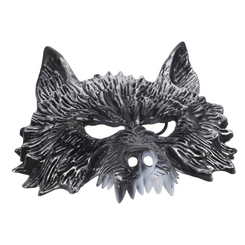 IMIKEYA Gruselige Wolf Kopfmaske Silber für Halloween Karneval Cosplay Party Requisit Leicht Abziehbar Atmungsaktiv Geeignet für Maskenbälle und Festivals IMIKEYA Gruselige Wolf Kopfmaske Silber für Halloween Karneval Cosplay Party Requisit Leicht Abziehbar Atmungsaktiv Geeignet für Maskenbälle und Festivals von IMIKEYA