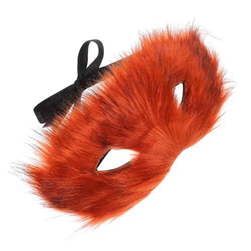 IMIKEYA Halbgesichts Fuchs Maske aus Robustem Kunststoff und Weichem Plüsch für Maskenbälle Halloween Cosplay Party Herren Stilvolle Tierkostüm Requisiten IMIKEYA Halbgesichts Fuchs Maske aus Robustem Kunststoff und Weichem Plüsch für Maskenbälle Halloween Cosplay Party Herren Stilvolle Tierkostüm Requisiten von IMIKEYA