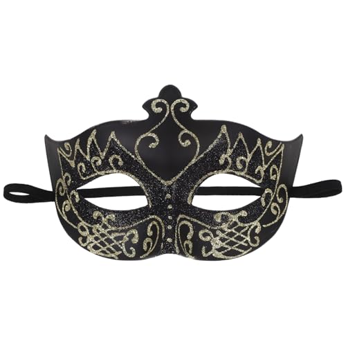 IMIKEYA Halloween Maskerade Halbgesichtsmaske Für Männer Karnevalskostüme Kopfbedeckung Aus Kunststoff Requisiten Einzigartige Musterdekoration IMIKEYA Halloween Maskerade Halbgesichtsmaske Für Männer Karnevalskostüme Kopfbedeckung Aus Kunststoff Requisiten Einzigartige Musterdekoration von IMIKEYA
