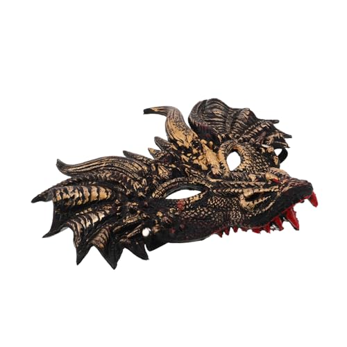 IMIKEYA Halloween Cosplay Drachenmaske Vollgesichts Tierkopf Wiederverwendbar Robust für Halloween Party Karneval Erwachsene von IMIKEYA