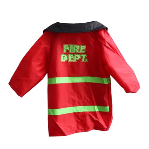 IMIKEYA Halloween Feuerwehr Kostüm Feuerbekleidung Für Fasching Cosplay Und Partys Perfekte Verkleidung Für Jungen Und Mädchen Zu Festivals Und Veranstaltungen von IMIKEYA
