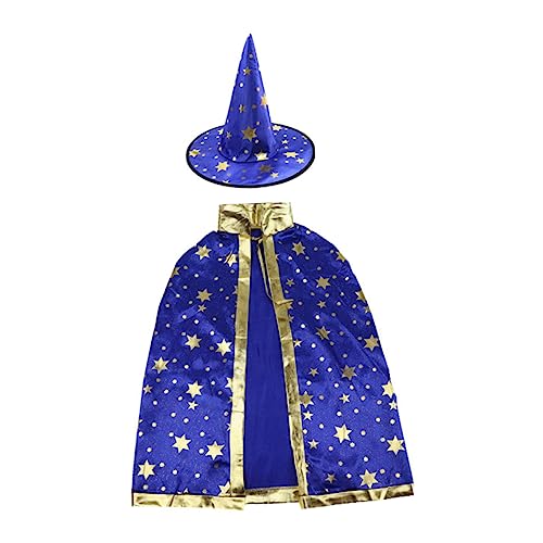 IMIKEYA Halloween Fünf Sterne Umhang Für Kapuze Kreatives Kostüm Für Halloween Karneval Und Cosplay Mit Hut Für Magische Auftritte Und Partys IMIKEYA Halloween Fünf Sterne Umhang Für Kapuze Kreatives Kostüm Für Halloween Karneval Und Cosplay Mit Hut Für Magische Auftritte Und Partys von IMIKEYA