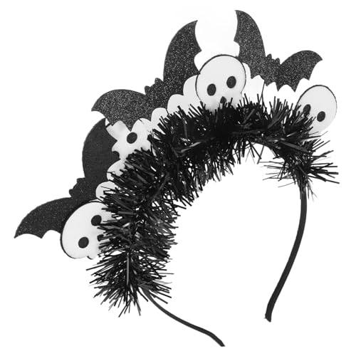 IMIKEYA Halloween Haarreif mit Fledermaus und Schädel Einzigartiger Kopfschmuck für Cosplay und Halloween Feiern Leicht und für Kreative Partys und Fotoshootings IMIKEYA Halloween Haarreif mit Fledermaus und Schädel Einzigartiger Kopfschmuck für Cosplay und Halloween Feiern Leicht und für Kreative Partys und Fotoshootings von IMIKEYA