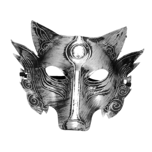 IMIKEYA Halloween Wolf Maske Erwachsene Cosplay Maske für Party Karneval Maskenball Leichte Komfortable Dekorative Tiermaske für Halloween Kostümpartys und Maskeraden von IMIKEYA