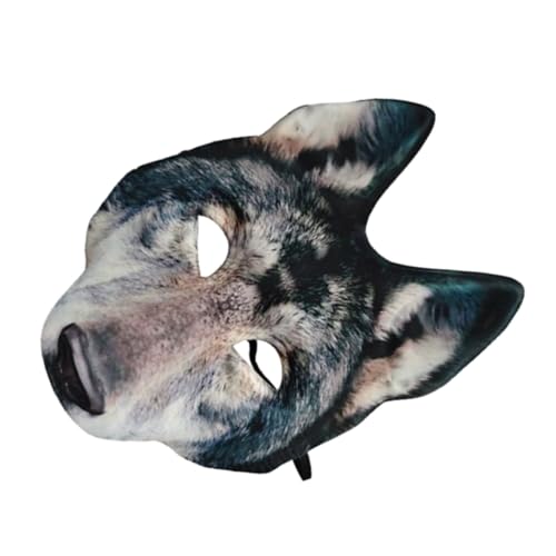 IMIKEYA Halloween Wolfskopfmaske Gruselige Tiermaske für Cosplay und Kostümpartys Realistisches Design Handgefertigte Werwolfmaske für Erwachsene für Halloween Feiern IMIKEYA Halloween Wolfskopfmaske Gruselige Tiermaske für Cosplay und Kostümpartys Realistisches Design Handgefertigte Werwolfmaske für Erwachsene für Halloween Feiern von IMIKEYA