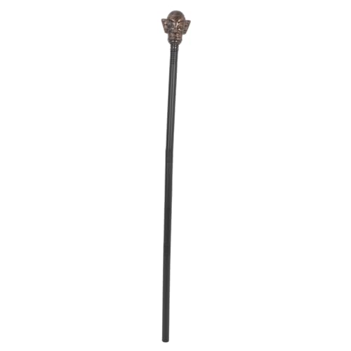 IMIKEYA Halloween Zauberstab Kunststoffstab Robustes Cosplay Requisit für Zauberer und Rollenspiel Antikes Design für Halloween Party Kostüm Zubehör von IMIKEYA