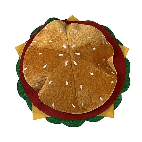 IMIKEYA Hamburger Hut Kostüm Hüte Fast-food-hüte Kappe Jungs Erste Cosplay Individuelle Mütze Partyhut-requisite Halloween-kopfbedeckung Kostümhut Neuheit Hüte Vlies IMIKEYA Hamburger Hut Kostüm Hüte Fast-food-hüte Kappe Jungs Erste Cosplay Individuelle Mütze Partyhut-requisite Halloween-kopfbedeckung Kostümhut Neuheit Hüte Vlies von IMIKEYA
