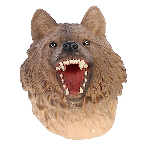 IMIKEYA Handpuppen Für Realistischer Wolf Handpuppen Kopf Für Interaktive Spiele Und Schulaufführungen Lernspielzeug IMIKEYA Handpuppen Für Realistischer Wolf Handpuppen Kopf Für Interaktive Spiele Und Schulaufführungen Lernspielzeug von IMIKEYA