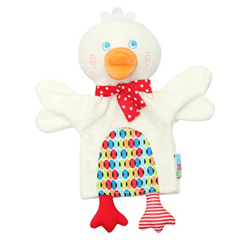 IMIKEYA Handpuppen Lustige Cartoon Ente Plüschspielzeug Für Große Handpuppe Für Kreatives Und Geschichtenerzählen Für Jahre von IMIKEYA