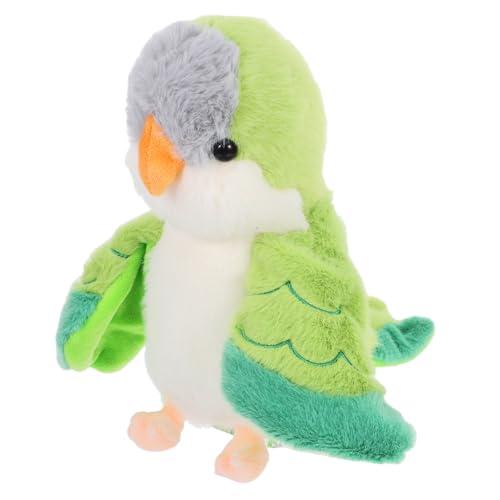 IMIKEYA Niedliches Vogel-papagei-handpuppenspielzeug Für Kinder Geschichtenerzählen Pädagogischer Spaß Handgefertigte Plüschtierpuppe Für Kleinkinder Papagei von IMIKEYA