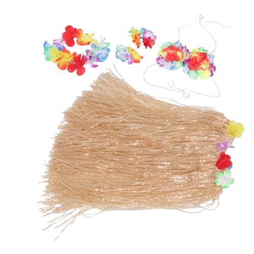 IMIKEYA Hawaiian Grasrock mit Armbändern Stirnband und Top Traditionelles Hawaii Kostüm für Sommerfest Strandparty und Kulturelle Aufführungen Atmungsaktives Bequemes Material IMIKEYA Hawaiian Grasrock mit Armbändern Stirnband und Top Traditionelles Hawaii Kostüm für Sommerfest Strandparty und Kulturelle Aufführungen Atmungsaktives Bequemes Material von IMIKEYA